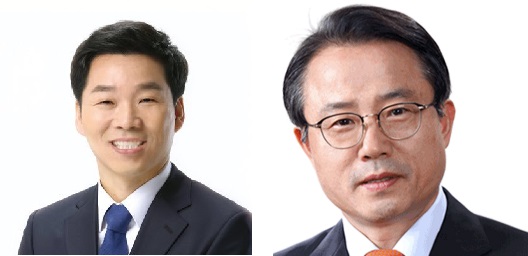 김병관 후보(좌), 권혁세 후보(우) (출처: 김병관 후보 공식 트위터 계정, 권혁세 후보 공식 트위터 계정)