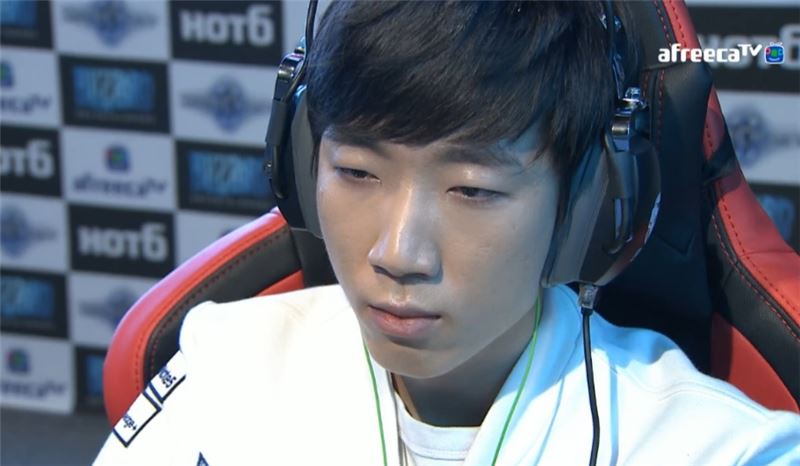 삼성 갤럭시 백동준(사진=아프리카TV 생중계 캡처).