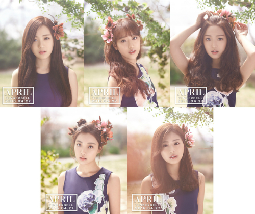 '컴백 임박' 에이프릴, 봄의 요정으로 변신