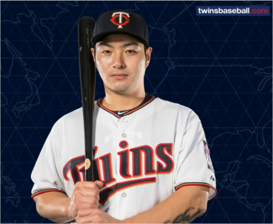 21일(한국시각)밀워키와인터리그원정이지명타자제도가없는내셔널리그방식으로펼쳐져2경기연속홈런의상승세에도결장한미네소타박병호.(자료사진=미네소타홈페이지)