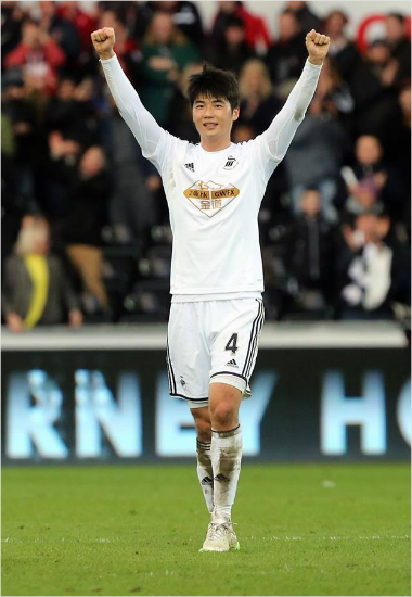 기성용.(사진=스완지시티페이스북)