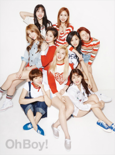 걸그룹트와이스.(사진=JYP엔터테인먼트제공)