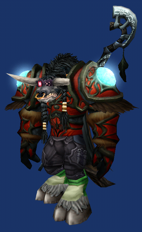 증언을 바탕으로 복원한 그의 장비 착용 스크린샷