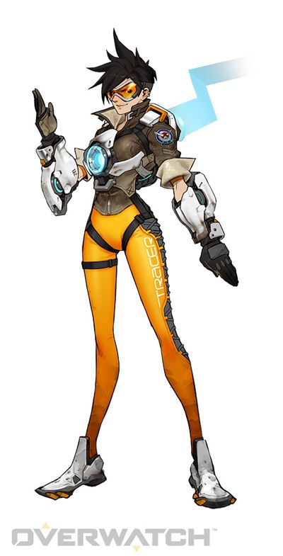 '오버워치' 트레이서 일러스트