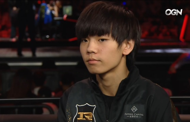 RNG의 원거리 딜러 왕쳉(사진=OGN 생중계 화면 캡처).