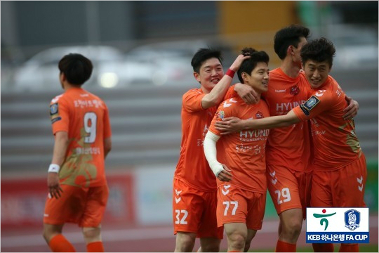 포천시민축구단의3회전경기장면.(사진=대한축구협회제공)