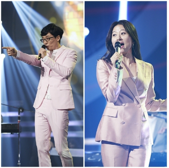 (좌)유재석,김희애(사진=MBC제공)