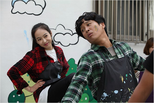 영화'엽기적인그녀2'스틸컷속그룹에프엑스빅토리아와배우차태현.