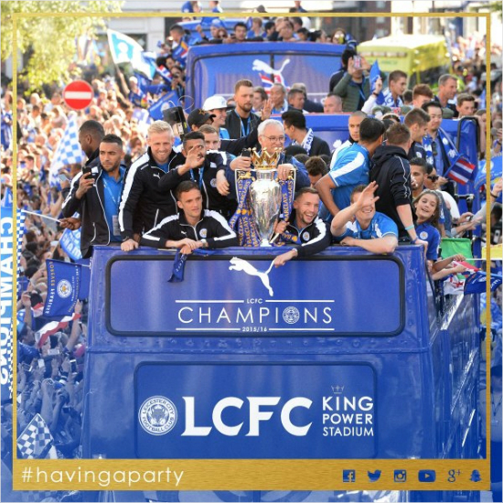 레스터시티의2015~2016시즌프리이러이그우승을이끈클라우디오라니에리감독은프리미어리그를빛낸올해의감독상을수상했다.라니에리감독은리그감독협회가뽑는올해의감독상도차지했다.(사진=레스터시티공식트위터갈무리)