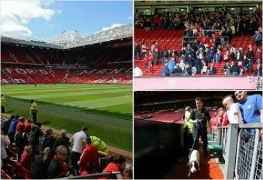 지난주말맨체스터유나이티드와본머스의2015~2016시즌프리미어리그38라운드가열릴예정이던올드트래포드는폭발물의심신고가접수돼결국해당경기가취소됐다.(사진=트위터캡처)