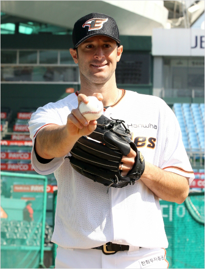 최근부진으로2군에내려가있는한화알렉스마에스트리.(자료사진=한화)