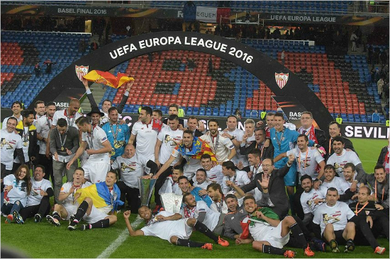 세비야가유로파리그3연패를달성했다.(사진=세비야FC페이스북)