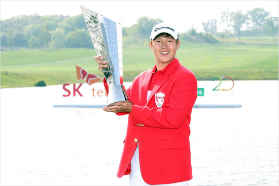 2012년한국프로골프(KPGA)투어대상을차지한이상희는2012년9월'KPGA선수권대회'이후3년8개월만에'SK텔레콤오픈'에서우승하며활짝웃었다.(사진=KPGA제공)