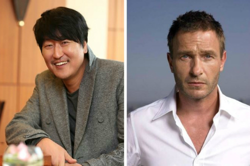영화'택시운전사'에서호흡을맞추는배우송강호와토마스크레취만(사진=쇼박스제공)