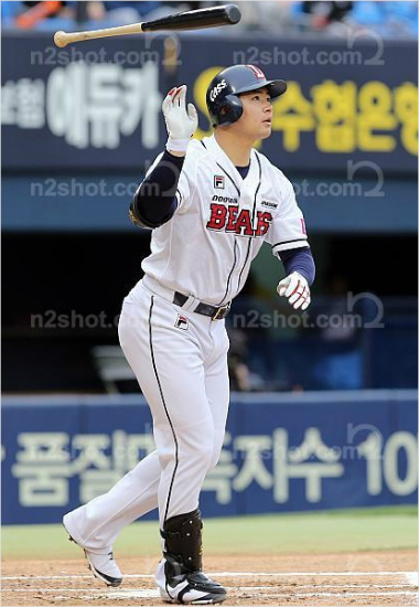 올시즌김재환은18년만의잠실홈런왕에대한기대감을부풀리고있다.(자료사진=두산)