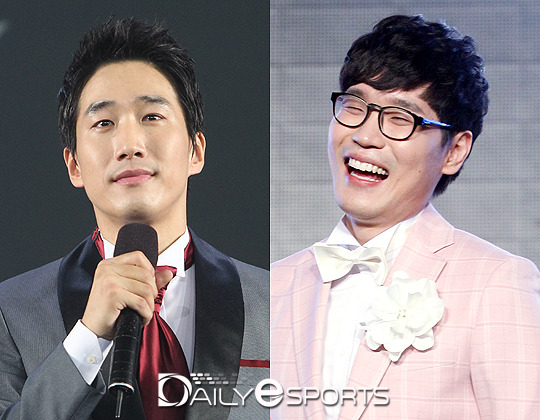 OGN에서 리그 오브 레전드 해설자로 활동하고 있는 김동준(왼쪽)과 이현우.