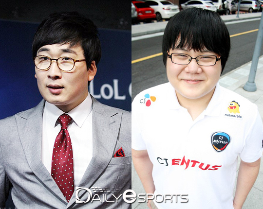 강민(왼쪽)과 선호산.