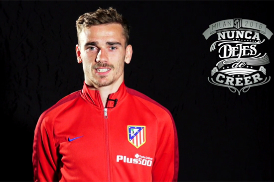 앙투안그리즈만(사진=아틀레티코마드리드트위터캡처)