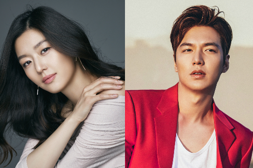 배우전지현(왼쪽)과이민호(사진=문화창고제공)