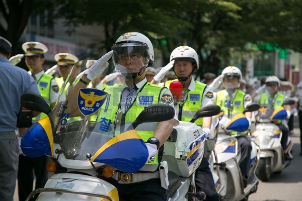 부산경찰청, 교통정체 해소 한달음 교통순찰대 발대식