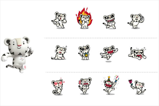 평창올림픽 공식 마스코트 확정 '백호-반달가슴곰'