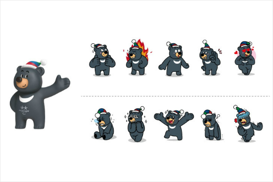 평창올림픽 공식 마스코트 확정 '백호-반달가슴곰'