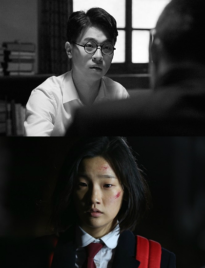 박정민(위),박소담(사진=영화'동주'/'검은사제들'스틸컷)