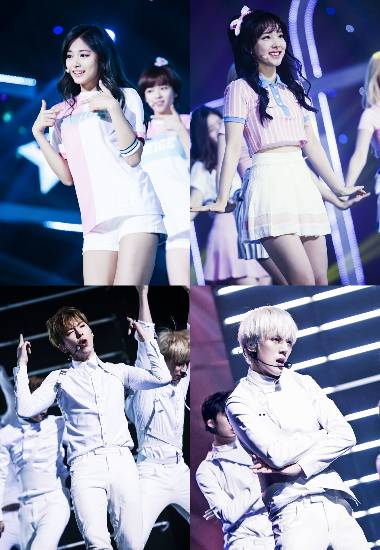 5일스페셜MC로나서는트와이스쯔위나연,몬스타엑스기현민혁(사진=SBS제공)