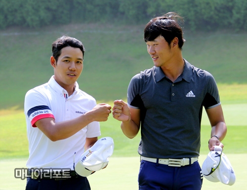'서로 힘내서 2경기로 가자!' 문도엽과 마관우