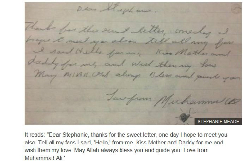 알리가스테파니에게보낸편지.사진=BBC화면캡처