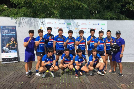 럭비대표팀.(사진=대한럭비협회제공)