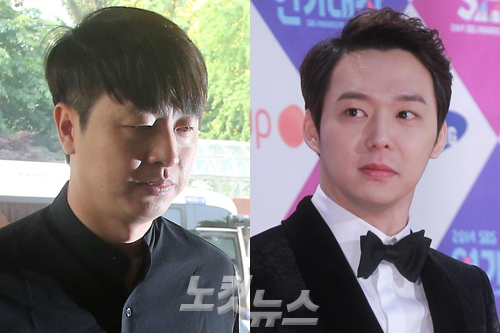 유상무(왼쪽),박유천(자료사진)