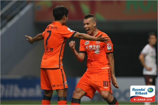 제주가어느덧3위까지올라왔다.(사진=한국프로축구연맹제공)