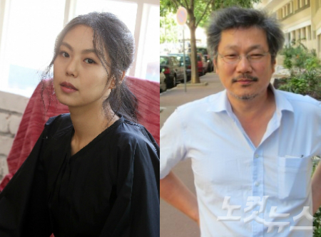 배우김민희(왼쪽)와홍상수감독(사진=자료사진/노컷뉴스)