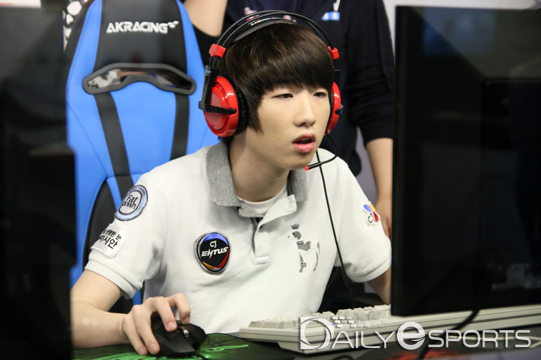 CJ 엔투스 '고스트' 장용준, MVP 상대로 데뷔전
