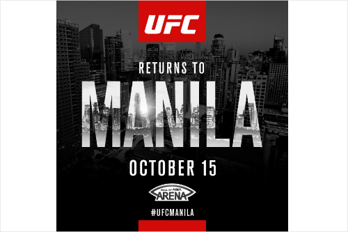 UFC, 아시아 재상륙…10월 15일 마닐라 대회 개최
