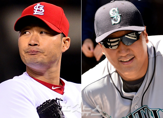 메이저리그에서뛰어난활약으로가치를증명하고있는세인트루이스의오승환과시애틀의이대호.(사진=노컷뉴스DB)