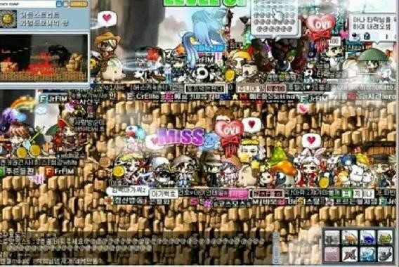 200레벨 달성을 보기 위해 몰려든 이용자들