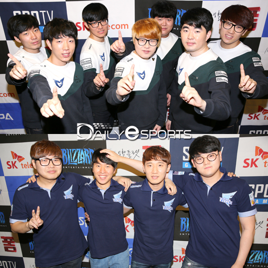 삼성 갤럭시(위)와 아프리카 프릭스.