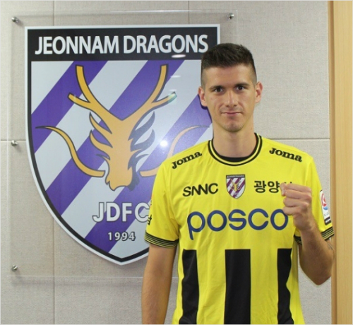 호주국가대표출신토미.(사진=전남드래곤즈제공)