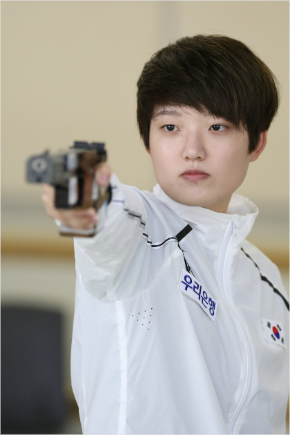 2012런던올림픽여자사격금메달리스트김장미(사진=대한사격연맹)