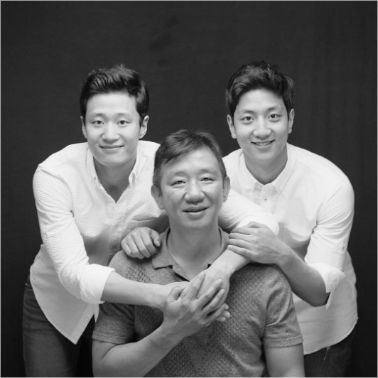 대표팀에서만나게된허재감독(가운데)과장남허웅(왼쪽위),차남허훈.(사진=허웅인스타그램)