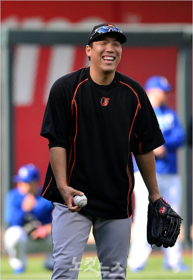 '이래도한국돌아가라고요?'시즌초반적은출전기회로고전했지만팀의주전으로입지를굳혀가고있는메이저리그볼티모어김현수.(사진=노컷뉴스DB)