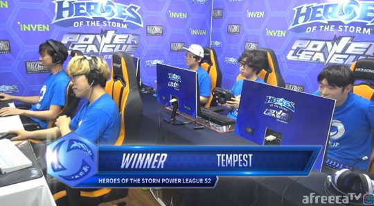 템페스트. (사진=인벤 방송국 중계 캡처)