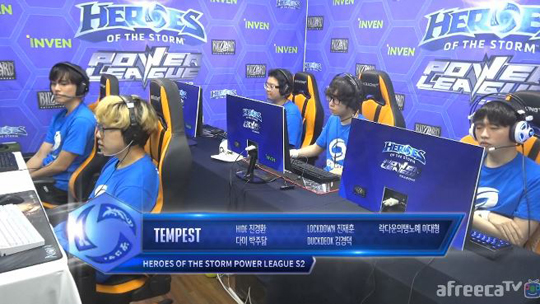 템페스트. (사진=인벤 방송국 중계 캡처)