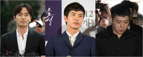 배우이진욱,이민기,배우겸가수JYJ박유천.(사진=자료사진)