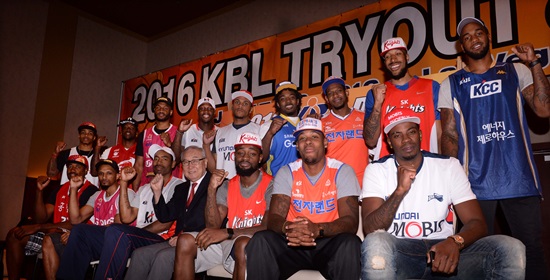 ▲2016외국인드래프트에서선발된선수들.사진=KBL