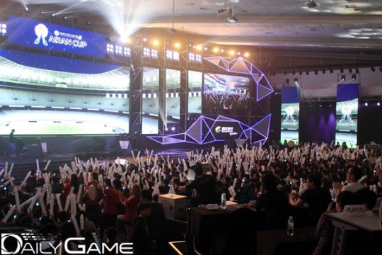 2015년 G스타에서 열렸던 아시안컵 무대.