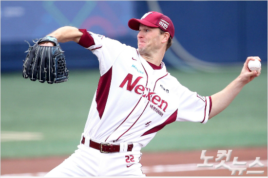 넥센히어로즈로돌아오는밴헤켄(사진=노컷뉴스)