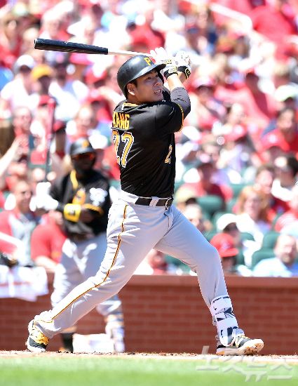 메이저리그피츠버그의강정호(29)가23일(한국시각)필라델피아전에선발출전했지만3타수무안타로침묵햇다.(사진=노컷뉴스DB)